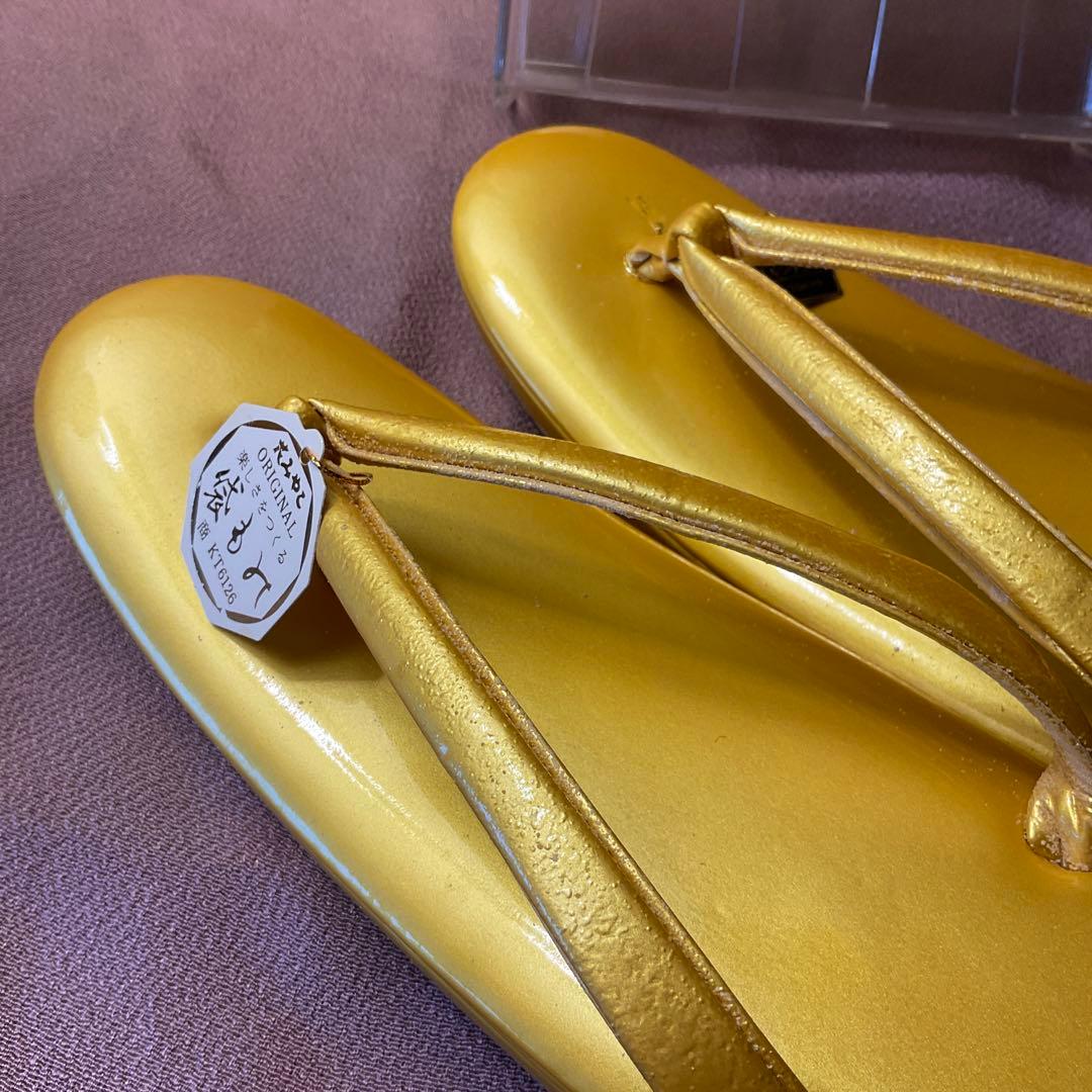 最高級　キンワシ印の豪華な　　　　　　バッグと草履セット　新品