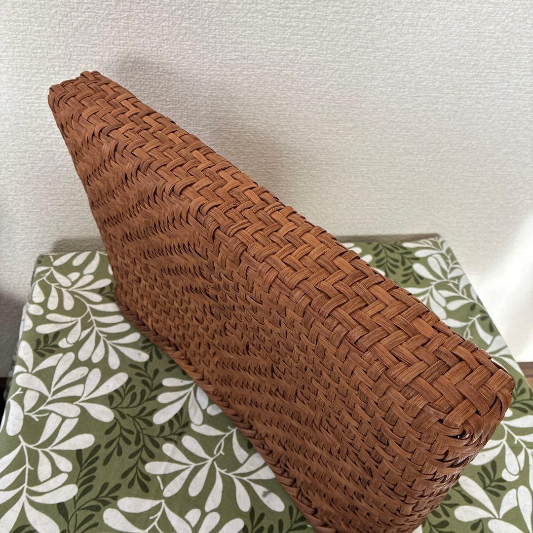 山葡萄？　かごバッグ ジッパー付き