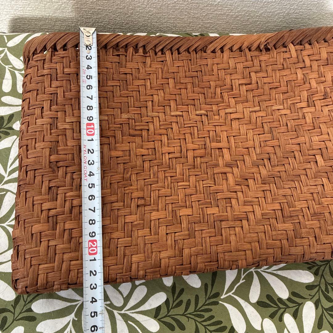 山葡萄？　かごバッグ ジッパー付き