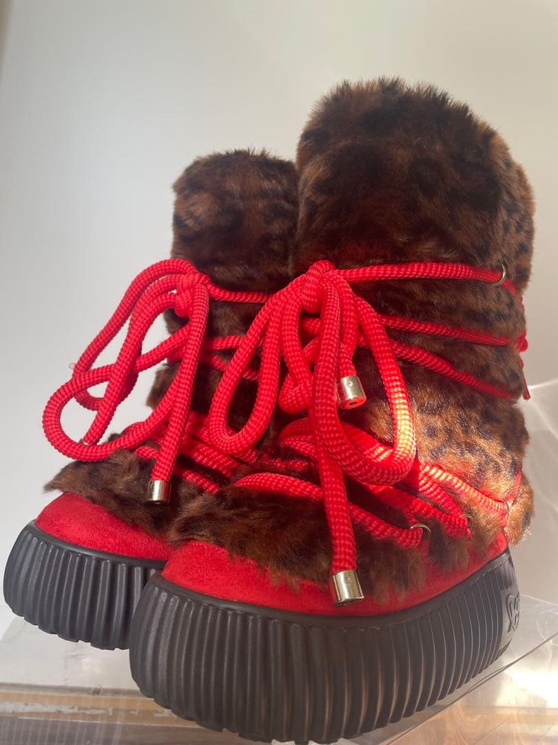 YELLO PAOTU FAUX FUR BOOTS Sサイズ