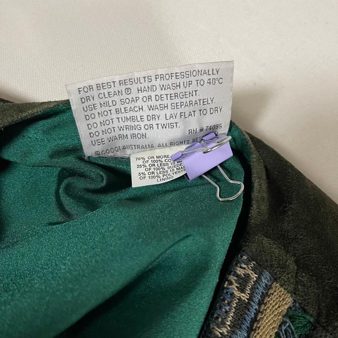 クージー　COOGI ベスト 3Dニット　ポケット付き　オーストラリア製　XL