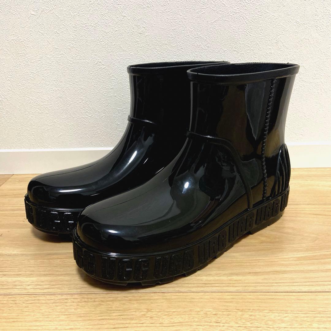 UGG Drizlita ブラック レインブーツ ショートブーツ 25cm