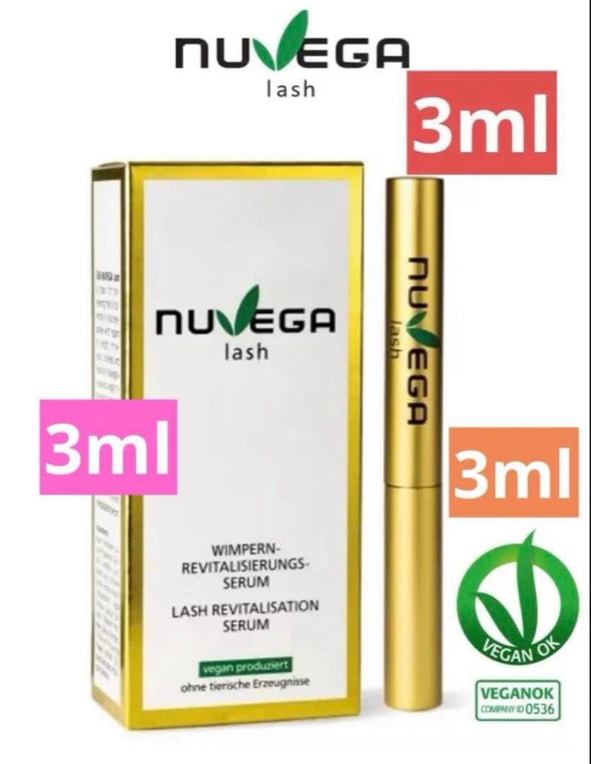 新品未開封♡NUVEGA ヌベガ　まつ毛美容液　3ml ラッシュRセラム