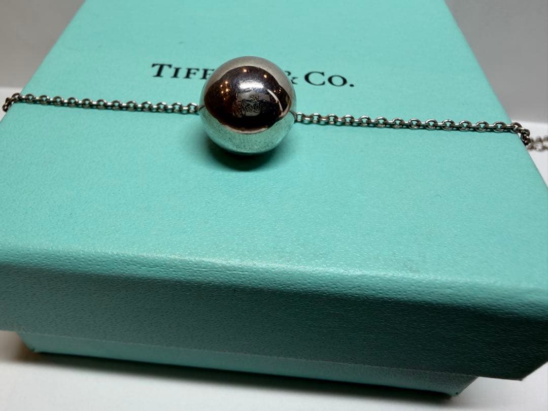 正規品　Tiffany ティファニー　ハードウェア　ボール　ネックレス　シルバー