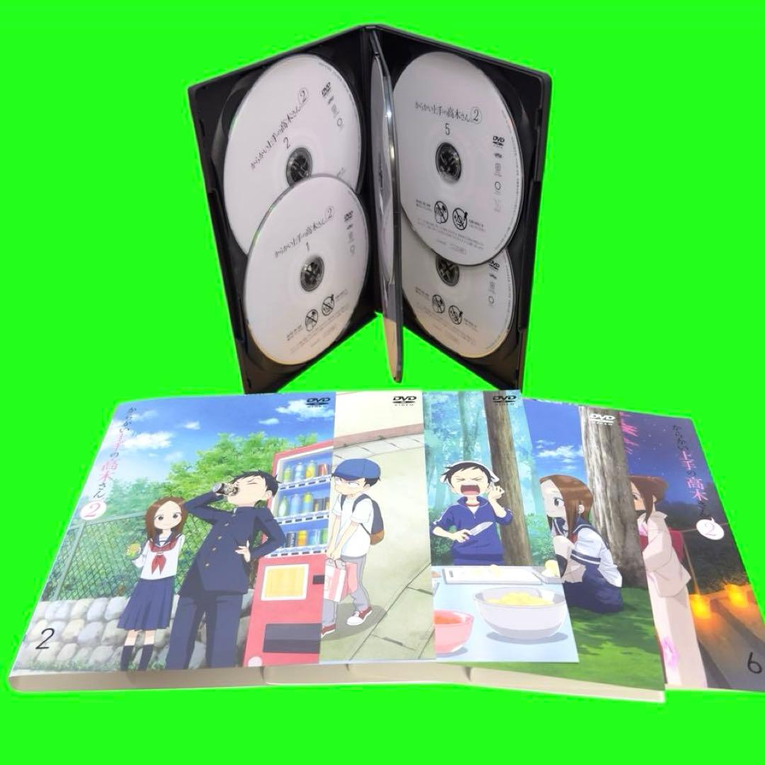ケース付 からかい上手の高木さん2 DVD 全6巻　全巻セット　レンタル落ち