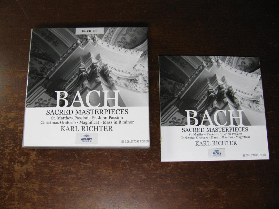 J.S.バッハ　マタイ受難曲など4作品・宗教作品集　１０CD　良美品　リヒター