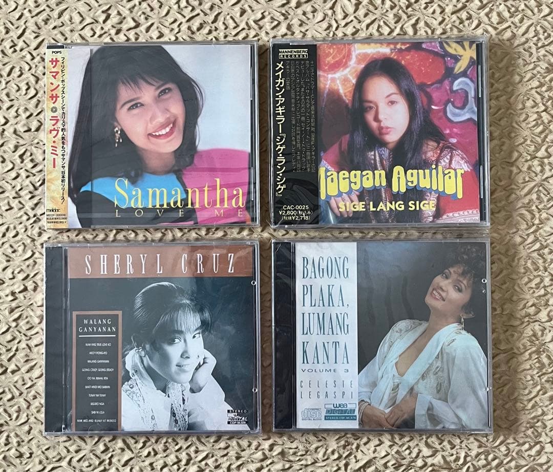 フィリピン女性歌手CD  サマンサ　メイガン　シェリル　セレステ・レガスピ