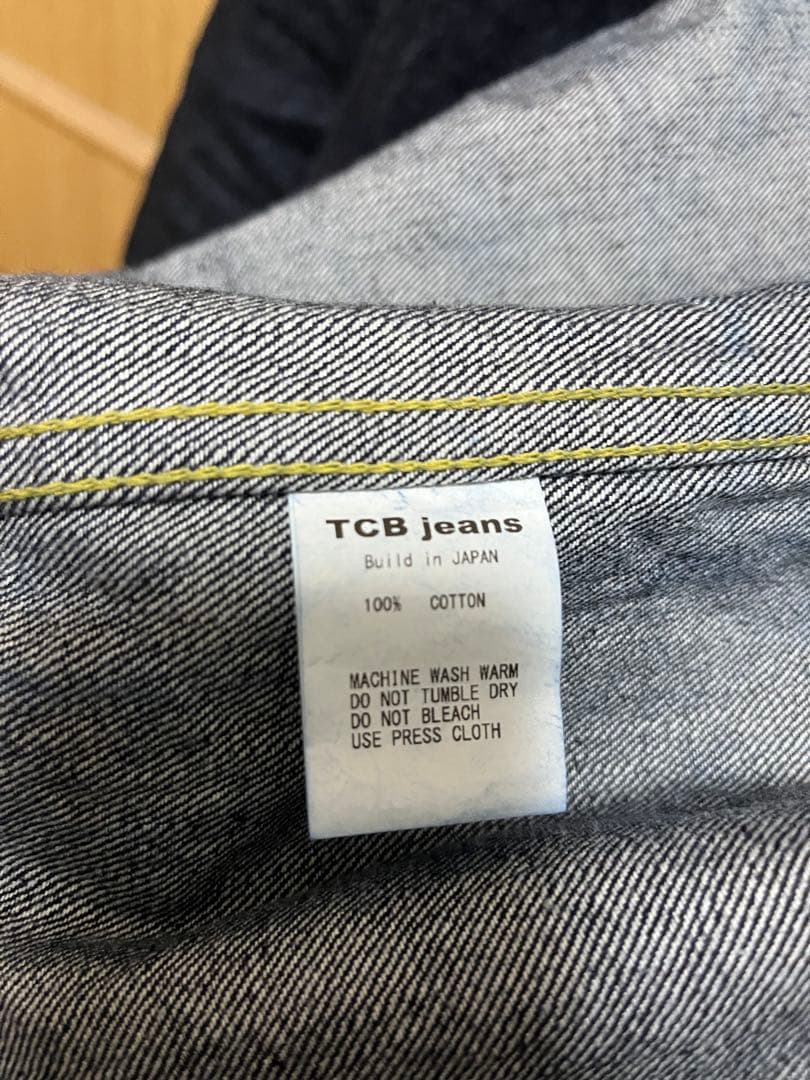 TCBジーンズ　大戦モデルデニムジャケット　サイズ40 赤タブ