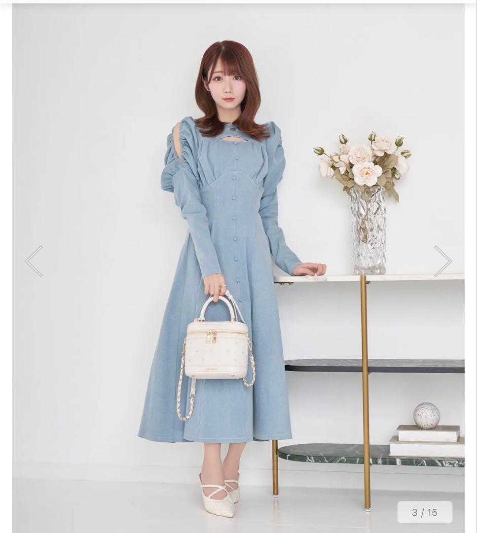 バッグ rosemuse bijou vanity bag ivory