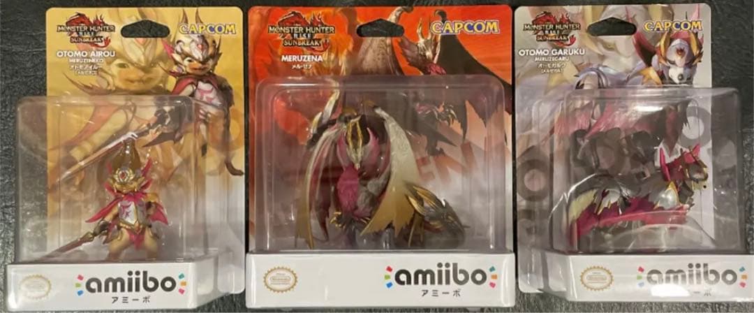 モンハン amiibo メルゼナ3点セット⭐︎