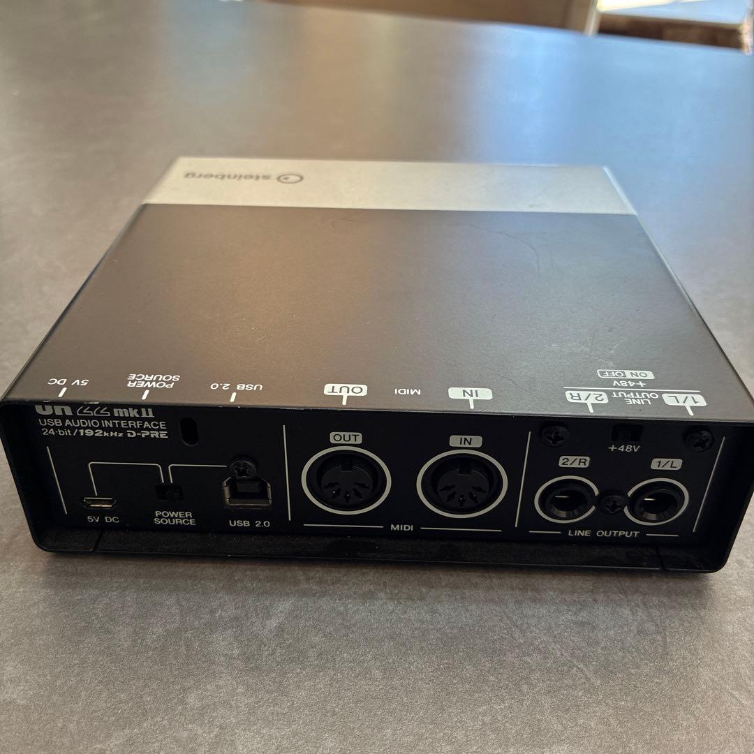 本体のみ　steinberg UR22mkII オーディオインターフェイス