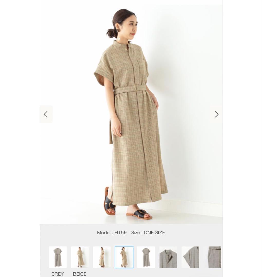 オーラリーAURALEE チェックワンピース