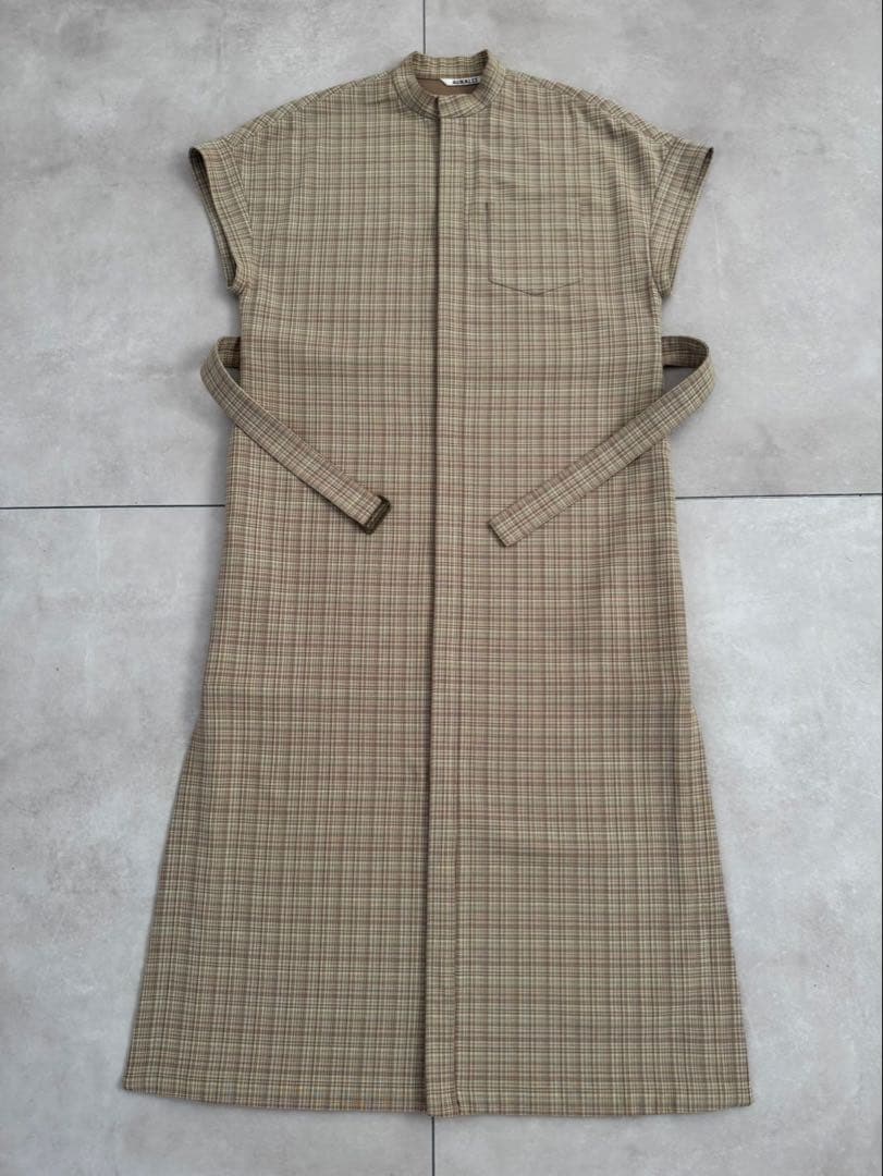 オーラリーAURALEE チェックワンピース