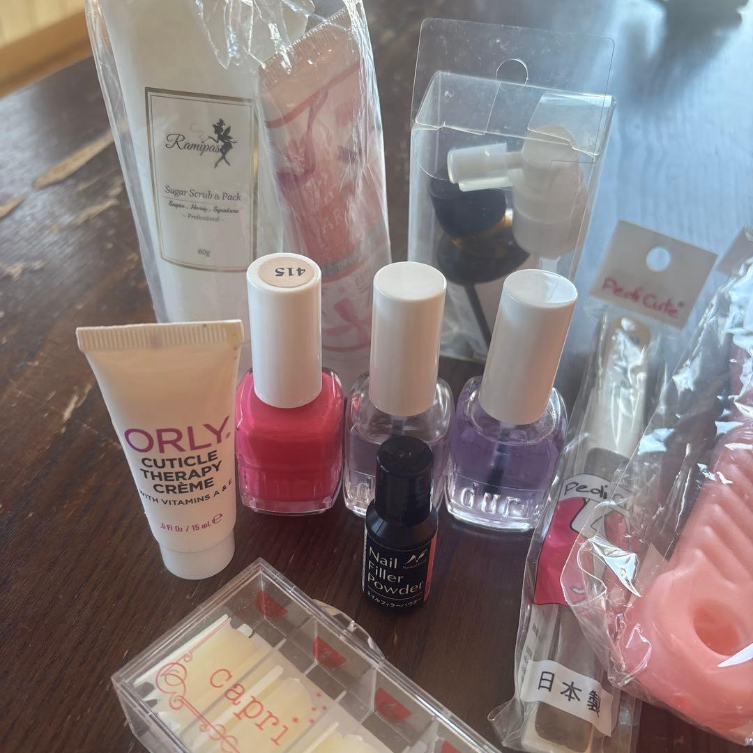 ネイルアート用品セット ハンドモデル付き