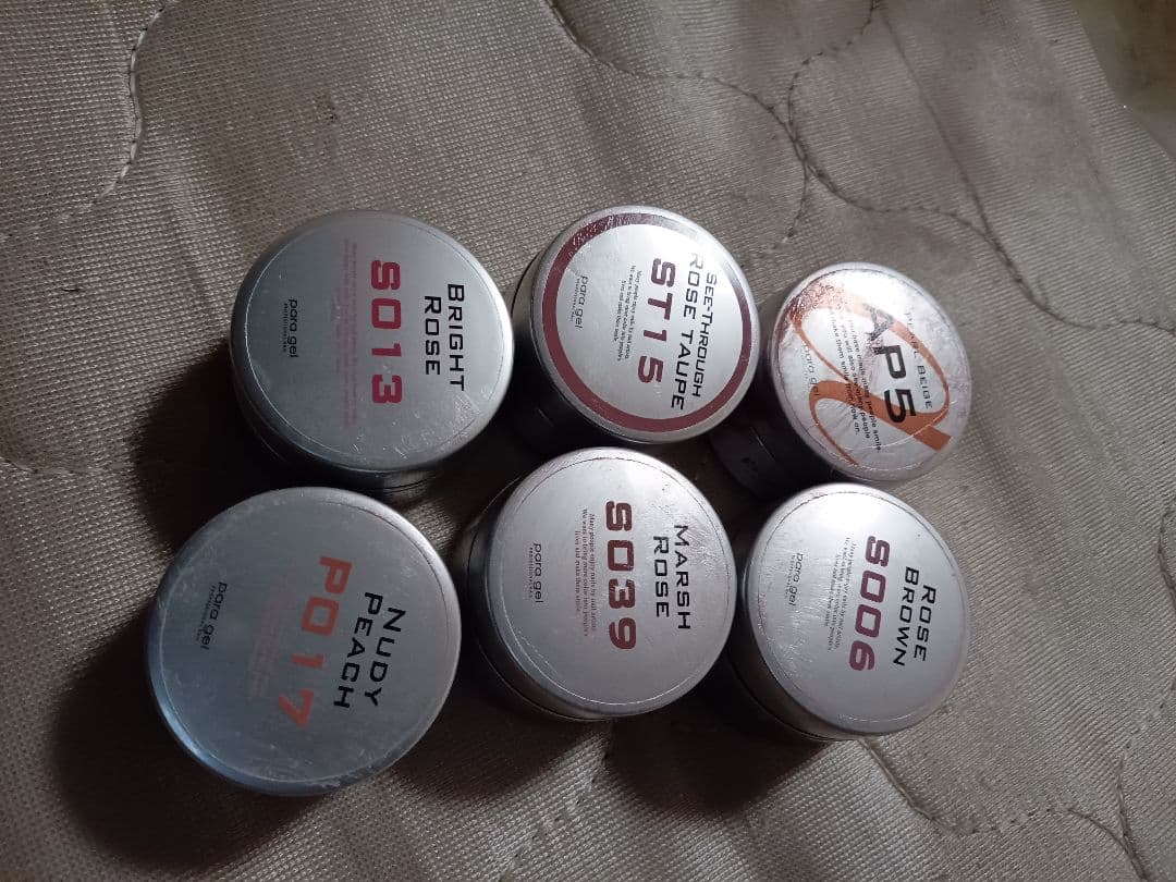 ジェルネイルセット 6色