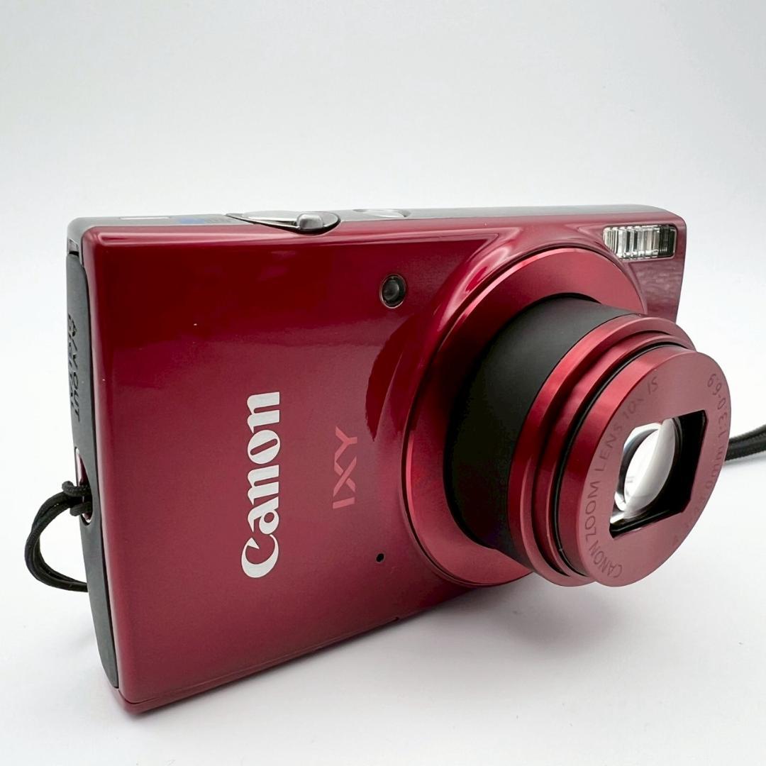 【完動品】Canon IXY 190 コンデジ レッド 動作確認済
