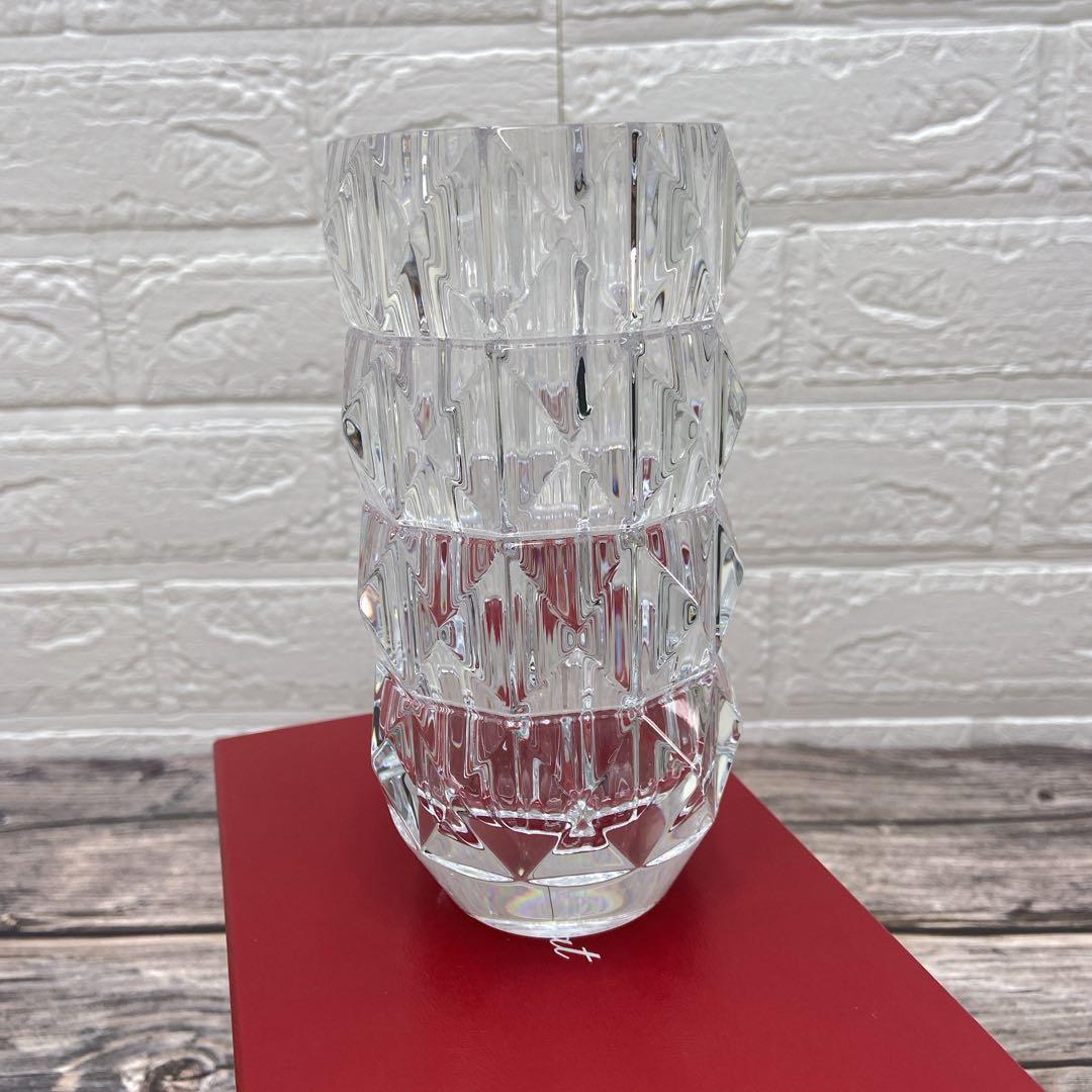 Baccarat　バカラ　ルクソール　ラウンドベース　花瓶　クリスタル