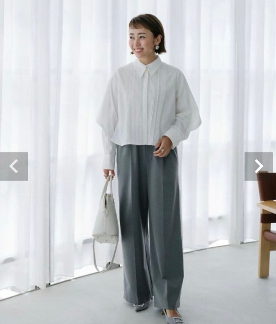 アキロンコラボバックケープブラウス ホワイト(ヴェロフォンナ)