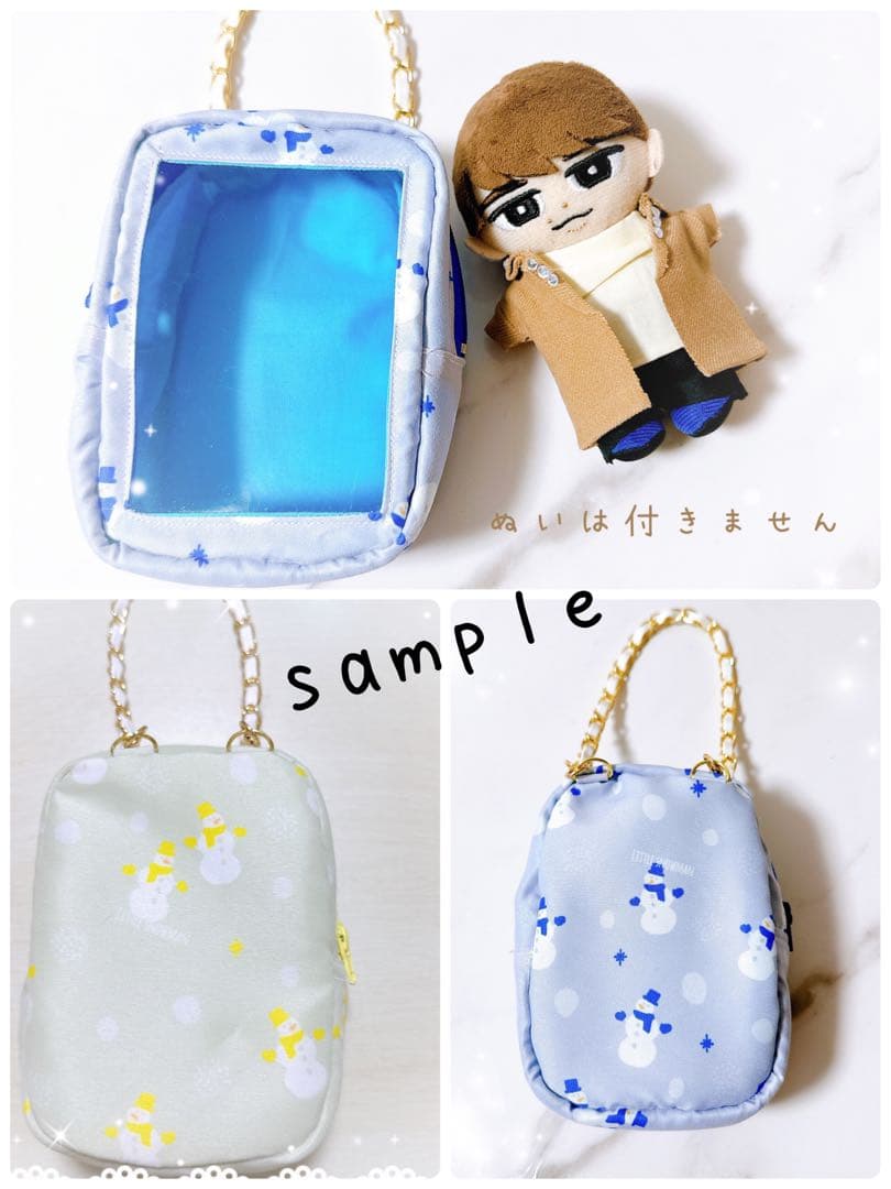 ♡全9種類 雪だるま Man すのチルぬいポーチ オーダーページ♡