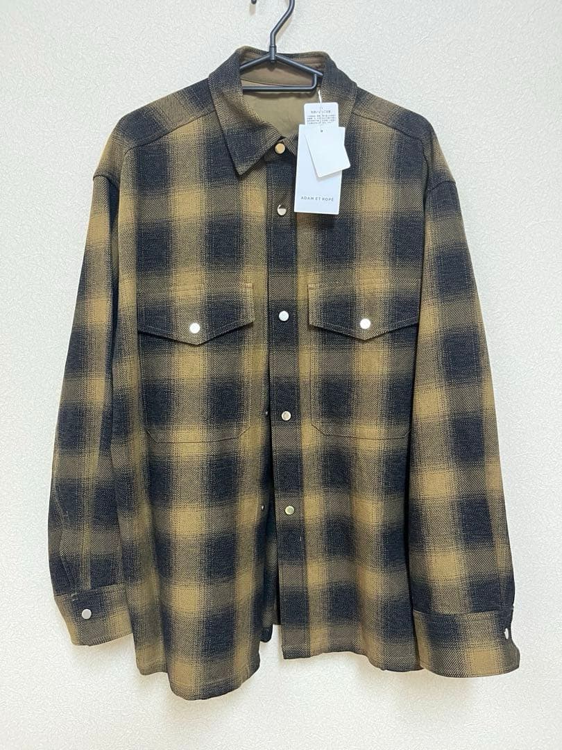 ADAM ET ROPE' FEMME オンブレチェックシャツ
