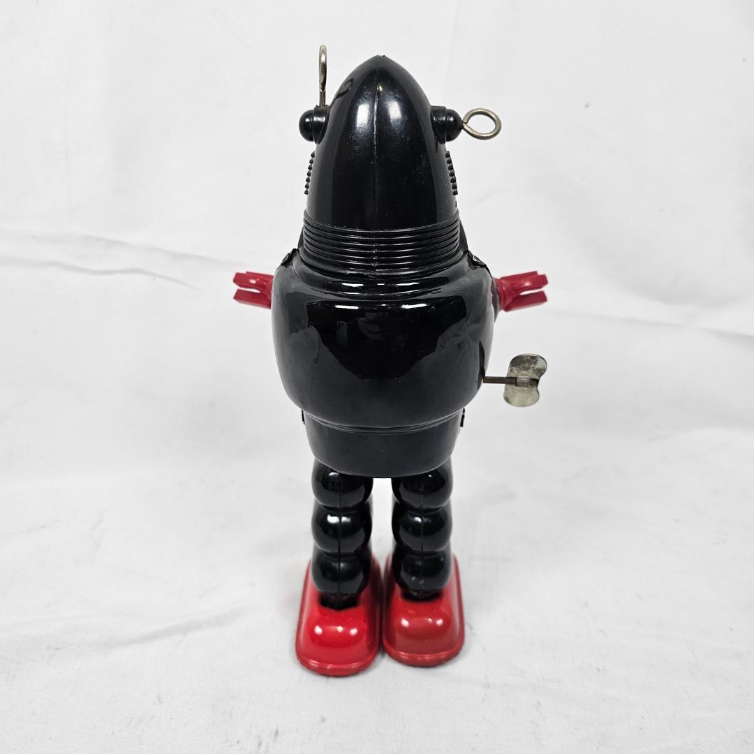 【希少】ブリキ ロボット ロビー型 スパーク ゼンマイ式 昭和レトロ