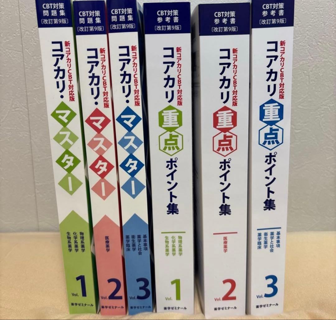 【6冊セット】コアカリ重点ポイント集＋コアカリ・マスター(最新第9版)