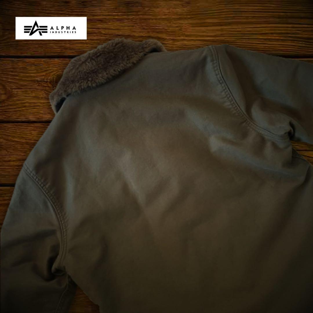 『訳あり格安』ALPHA INDUSTRIES(アルファ)N-1デッキジャケット