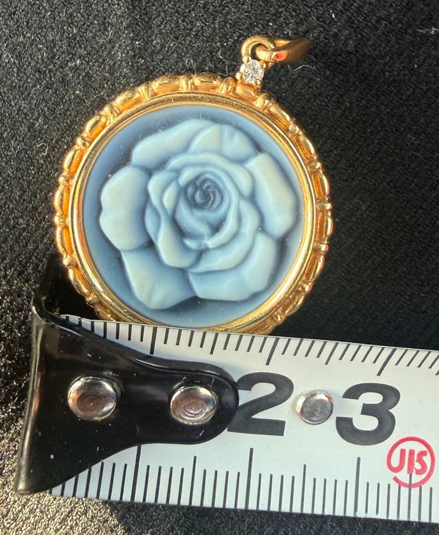 トップ　カメオ　バラ　18K 750 金製品　総重量10.3g