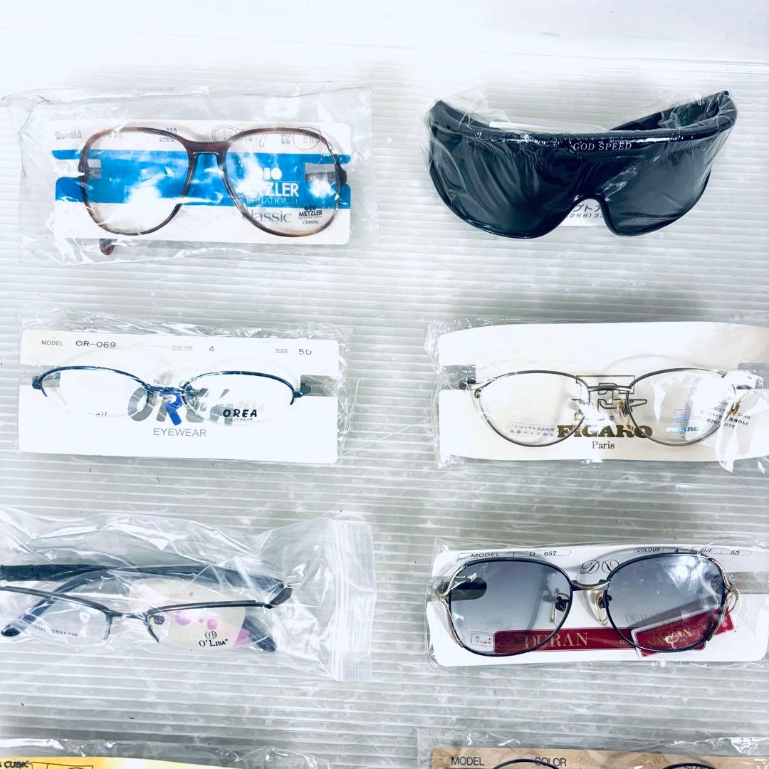 【未使用品】眼鏡 メガネフレーム サングラス まとめて20本 DURAN 他