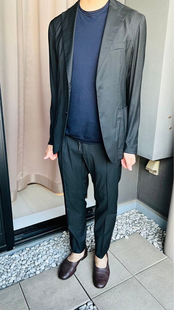 タリアトーレA-DAKAR春夏黒セットアップ　44