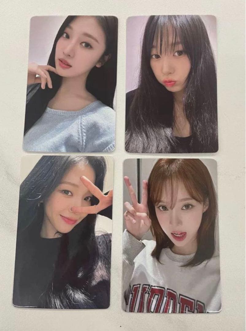 aespa my world withfans 中華 一直娯 yzy 4枚セット