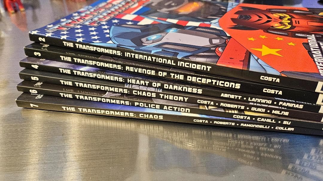 トランスフォーマー　アメコミ　カオスシリーズ6冊