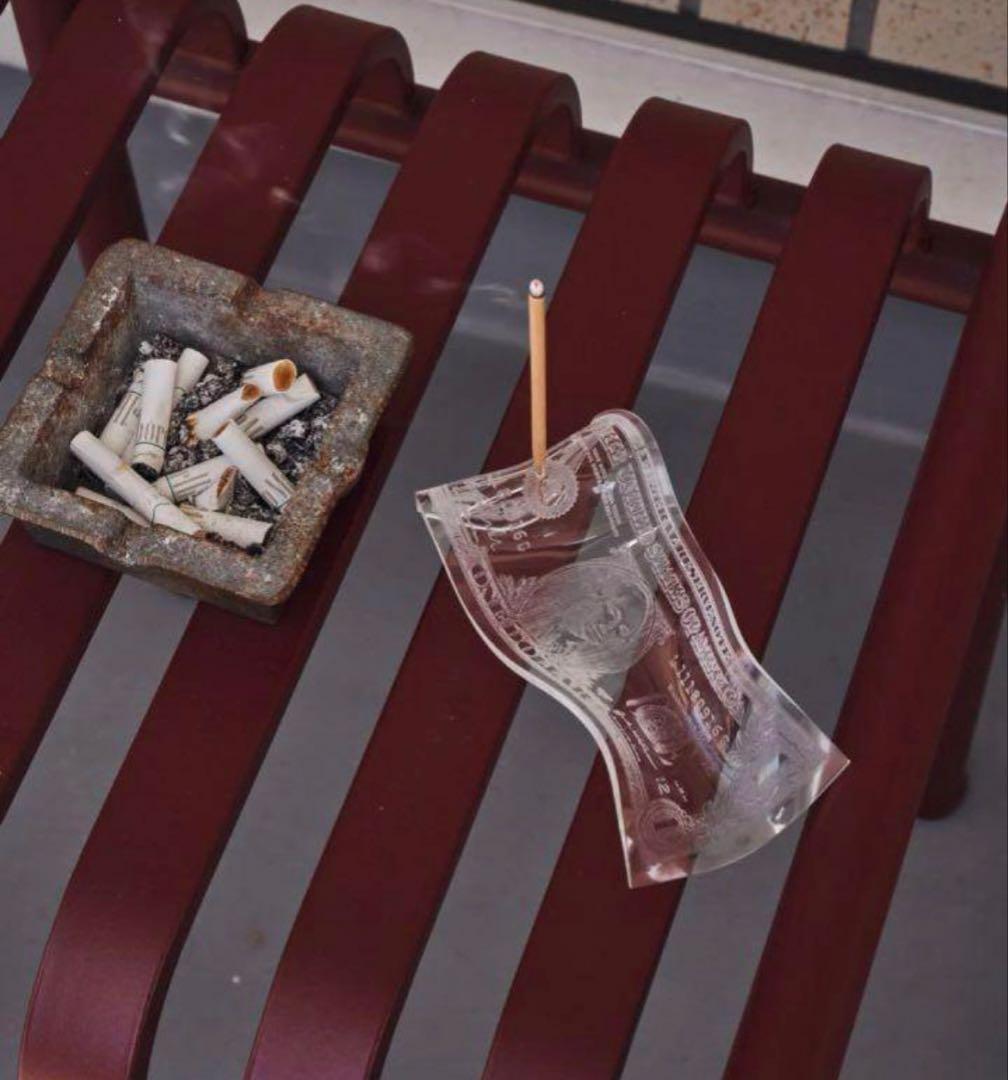 EVANS BANKNOTE INCENSE HOLDER クリア