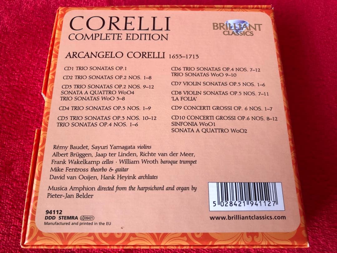 クラシック CORELLI COMPLETE EDITION BOX SET