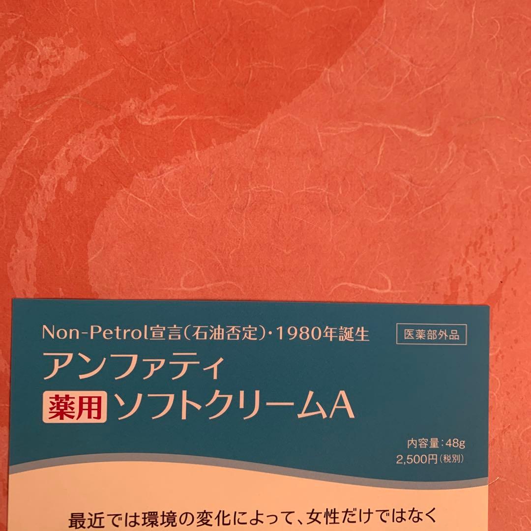 アンファティ　薬用ソフトクリーム10本とプレゼントパンフ✴︎小冊子含まず