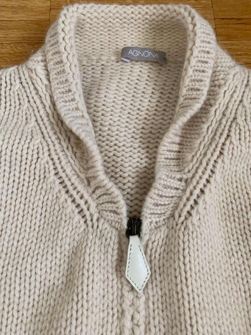 AGNONA 100%カシミア カーディガン イタリア製 ⭐️16