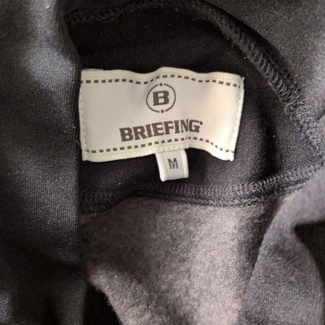 Happy♡！BRIEFING ブラック 裏起毛長袖シャツ M