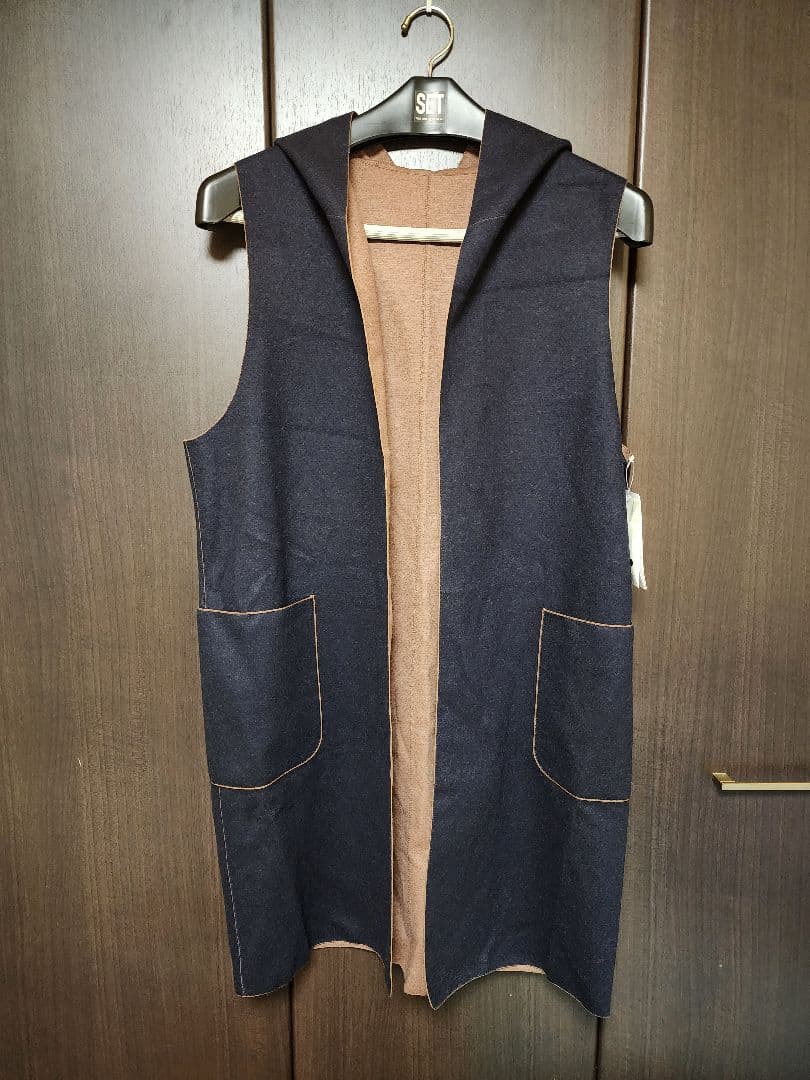 Leilianリバーシブル切替えロングベスト