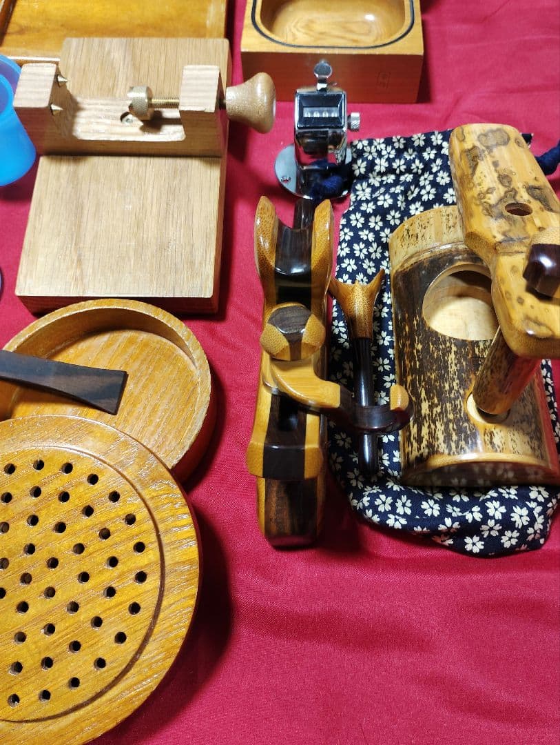 ヘラブナ釣り・希少黒檀竹夢釣万力★竿枕★希少な(夢釣)竹オカユウドン絞り159