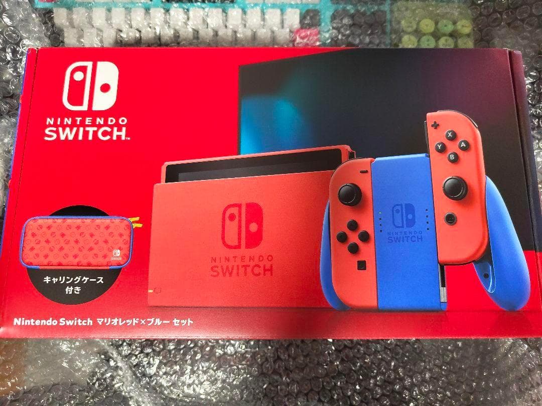 【レア品】Nintendo Switch 本体 マリオレッド×ブルー セット