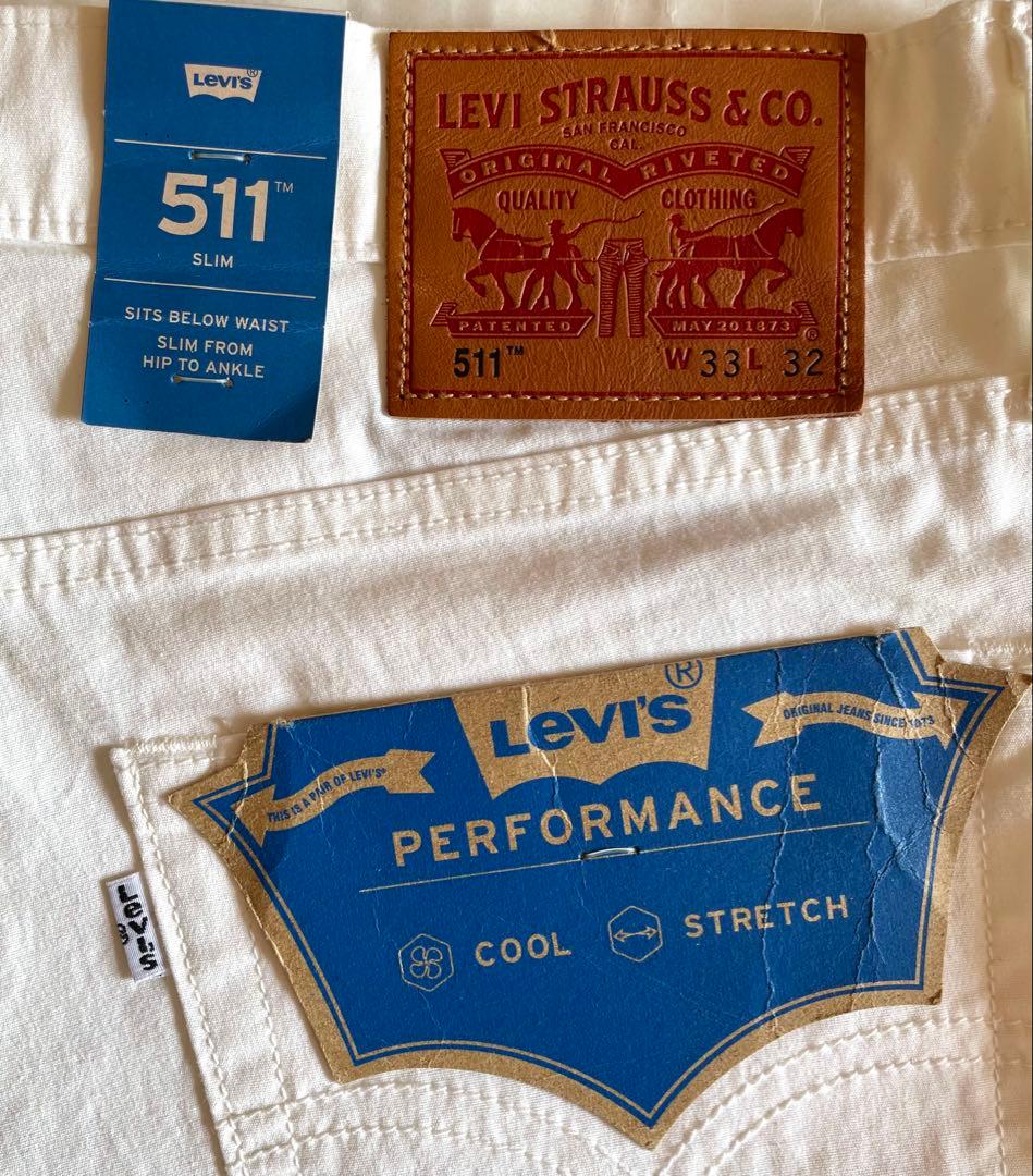 Levi's❗️メンズホワイト短パン❗️夏用クールマックス❗️新品未使用❗️（ＸＬ）❗️