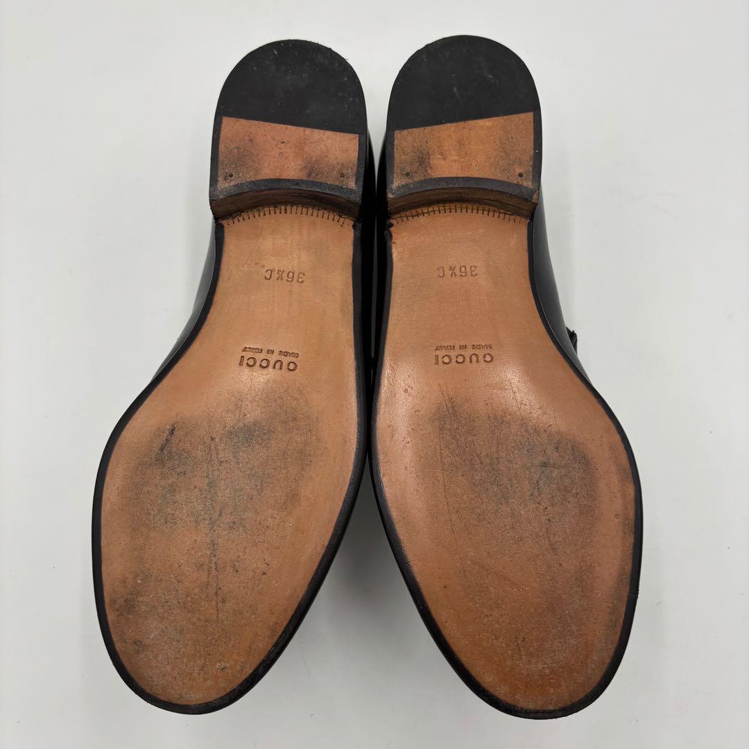 GUCCI グッチ ホースビット レザー ローファー 36 1/2 約23,5㎝