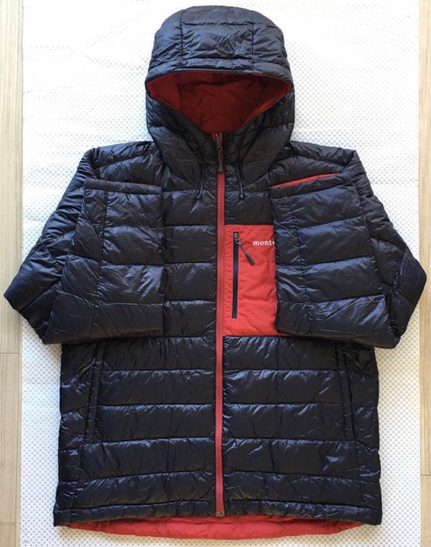 mont bell リバーシブル ダウンジャケット新品 XLサイズ