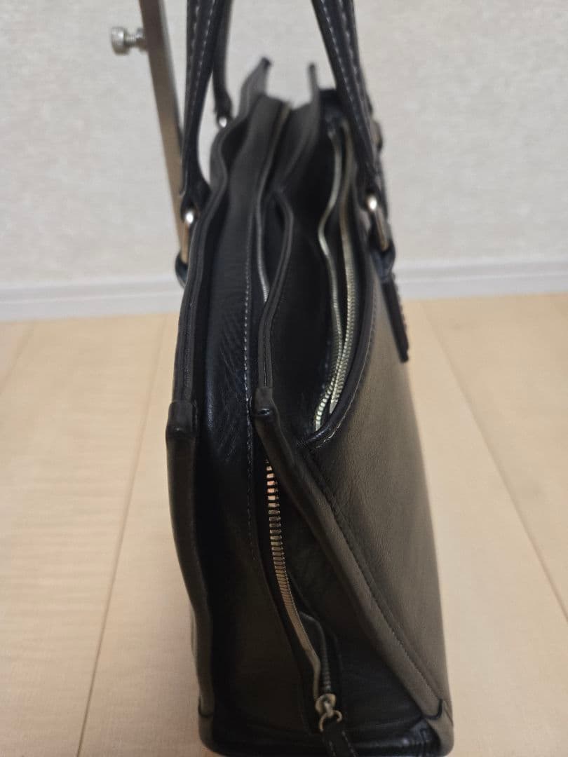 土屋鞄　プロータ　ビジネススクエアバッグ ブラック 保存袋付き