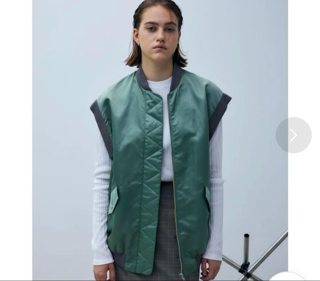 RIM.ARK オリーブグリーン ベスト・ジレ