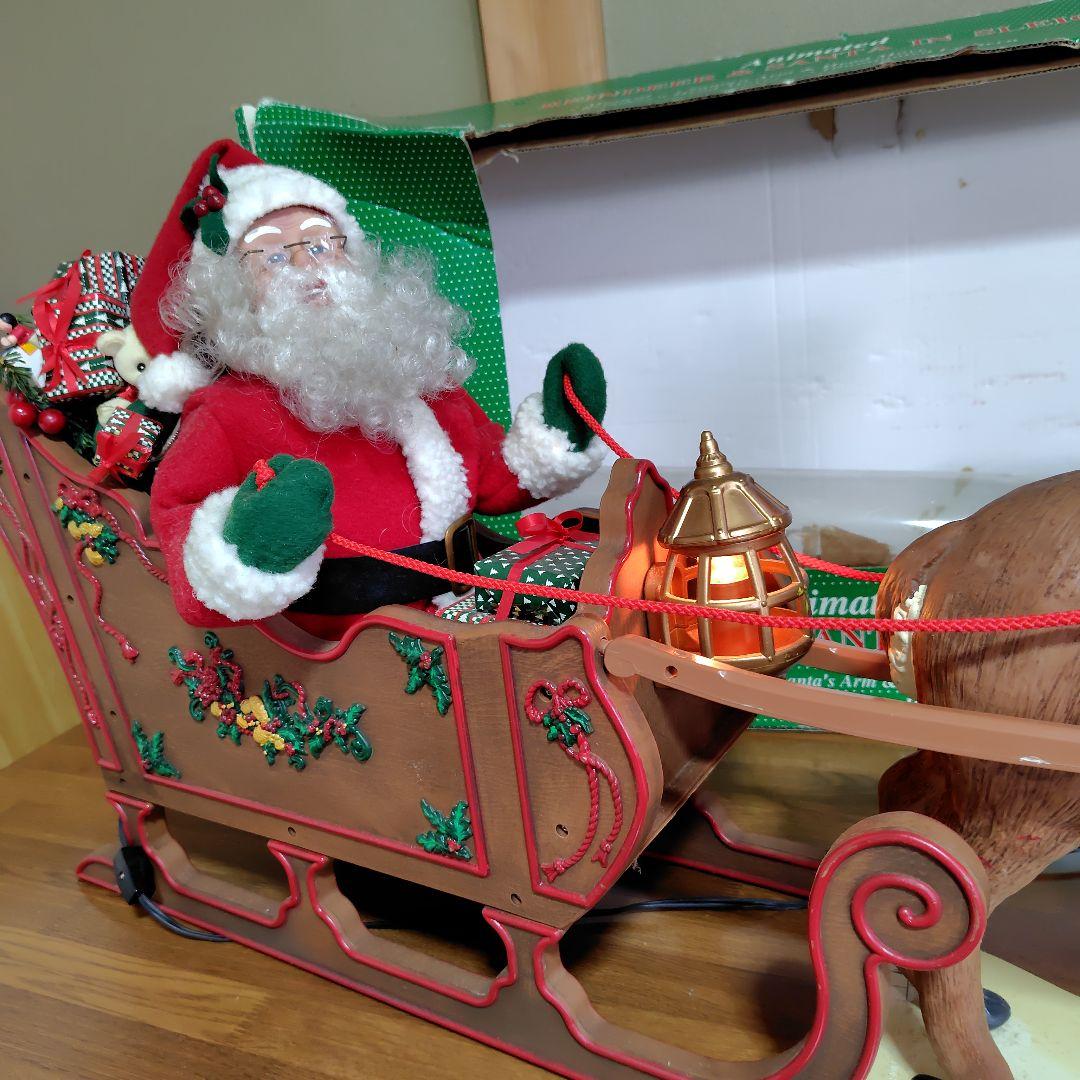 クリスマスのサンタさんとトナカイ (良く読んて下さいませ)　箱なしです。