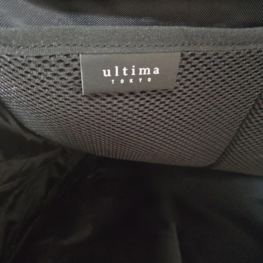 未使用近い ウルティマトーキョー リュック　レザー シボ革 ブラック A4可