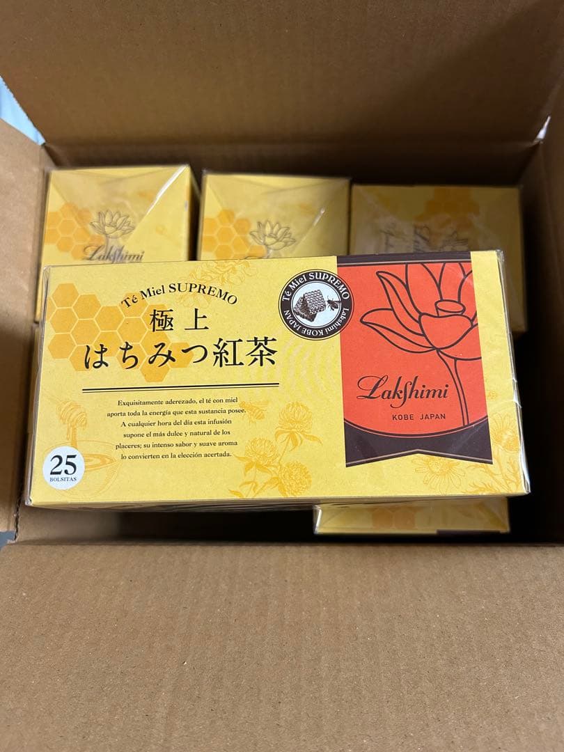 ラクシュミー　極上はちみつ紅茶　25袋入×6箱