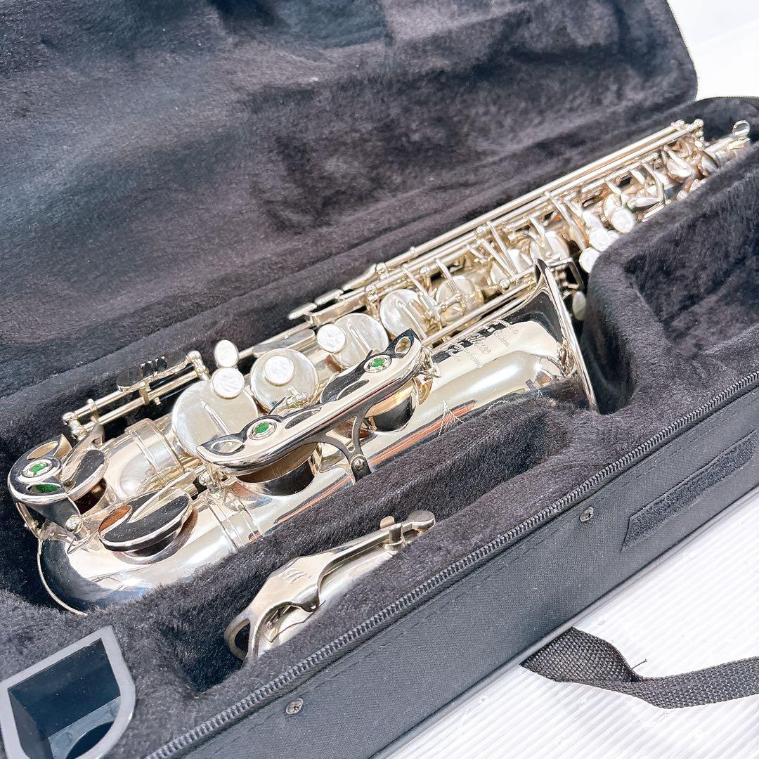 【美品】Hilax ハイラックス アルトサックス シルバー ケース付き