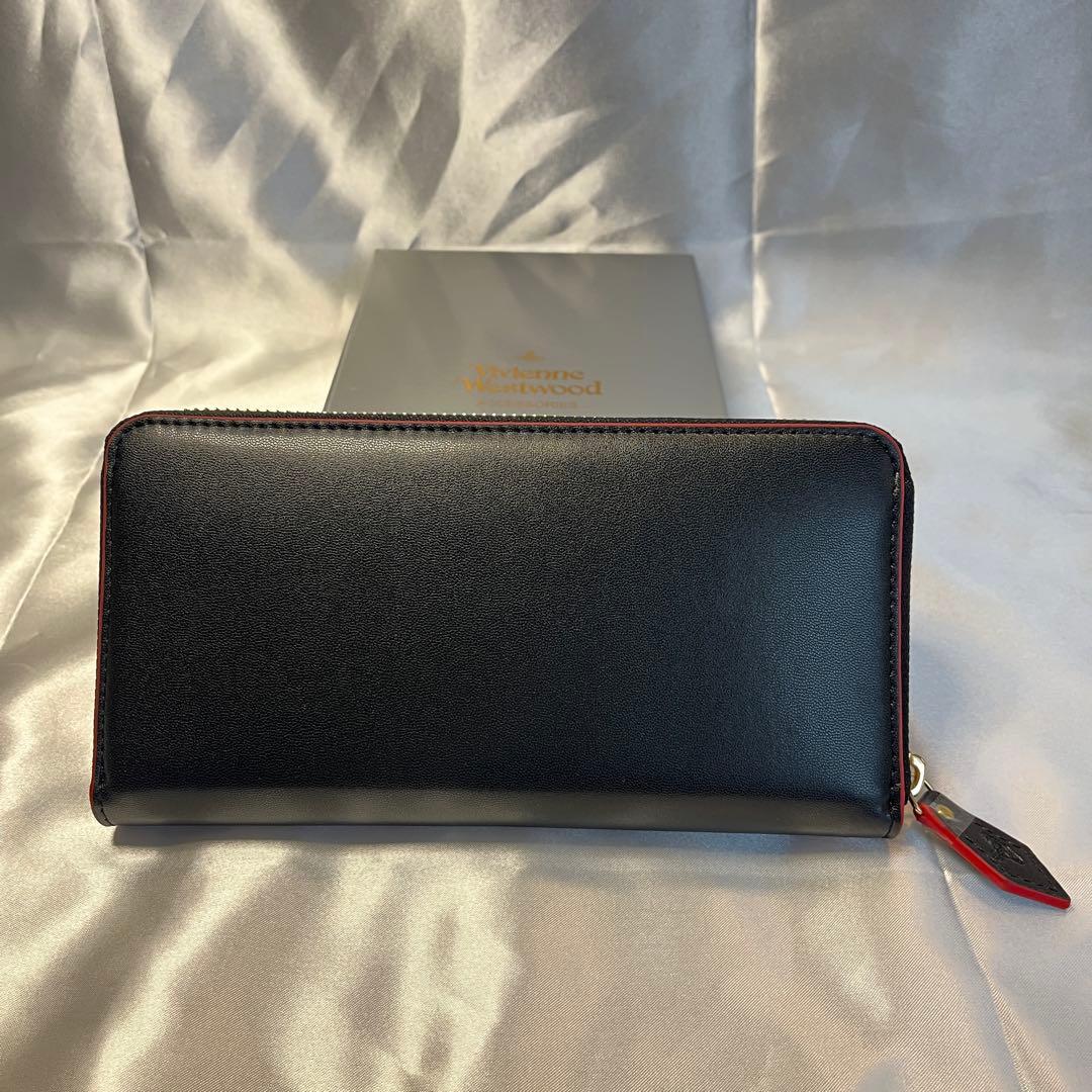 新品 Vivienne Westwood ブラック赤内装 長財布